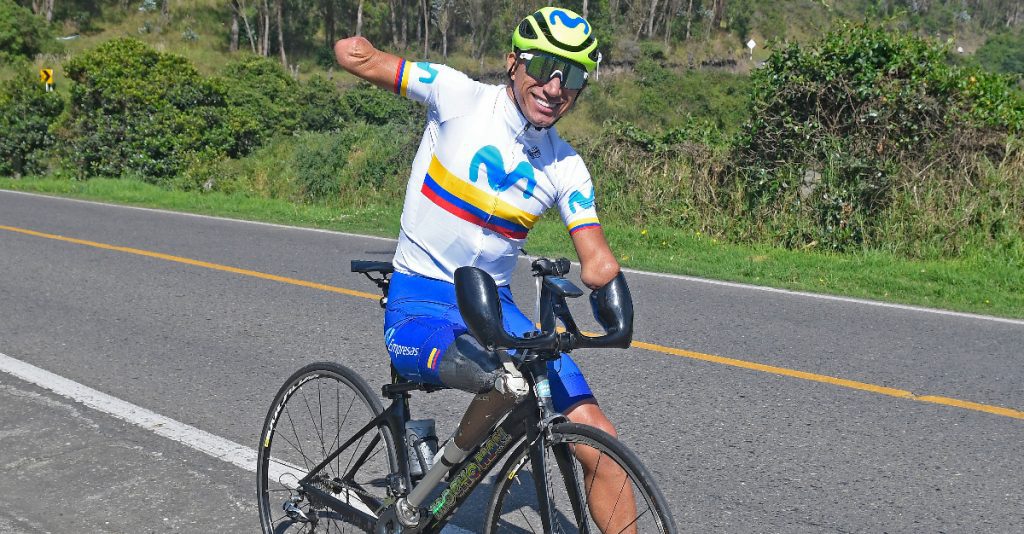 Juan José Florián es patrocinado desde 2019 por Movistar Colombia. Suministrada – Q’HUBO